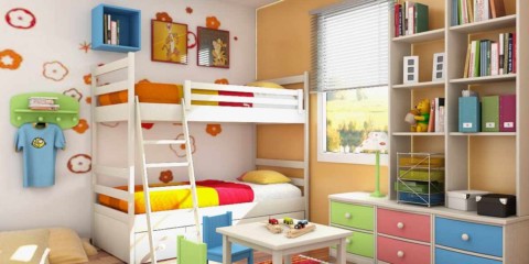 ideja svjetlosnog dizajna fotografije dječje sobe