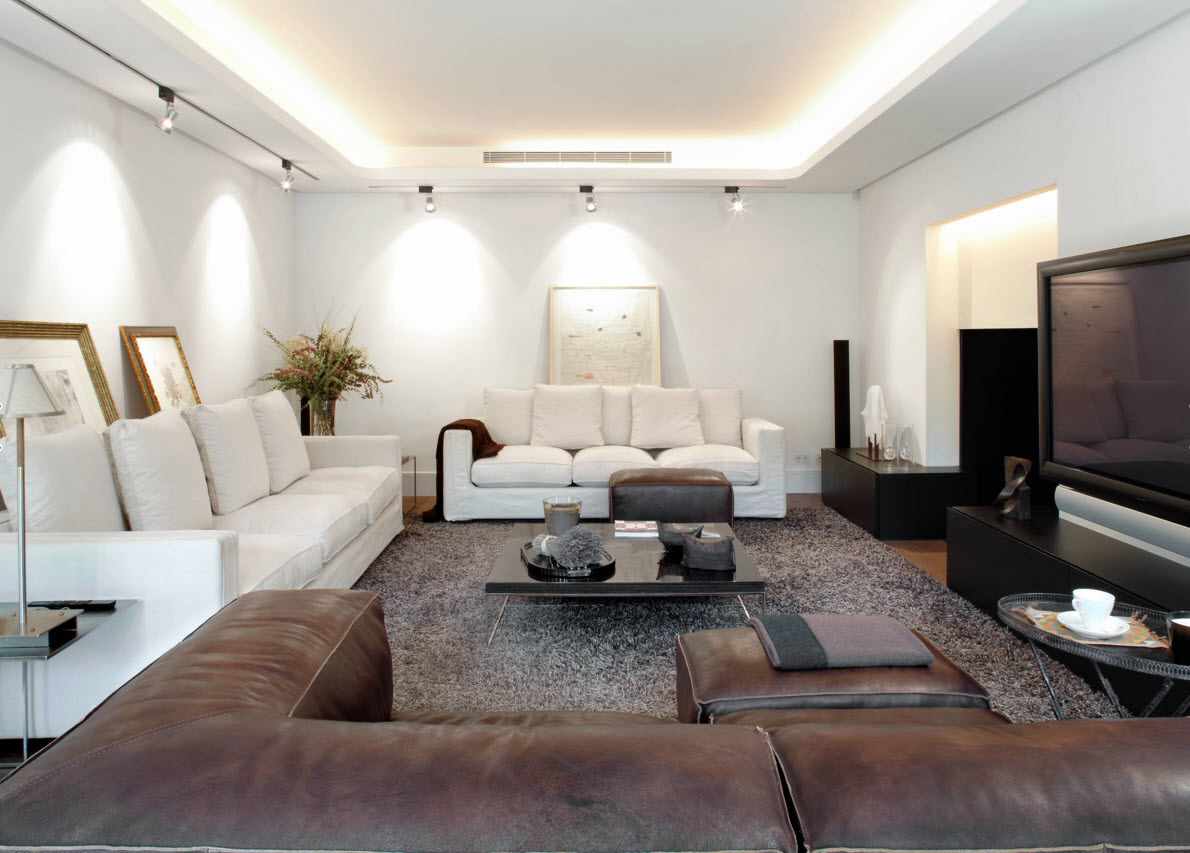 Un exemple d'un beau décor d'un salon 19-20 m²