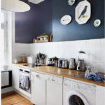 Mutfak tasarımında mavi renk