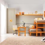 Çocuk odası tasarımında turuncu renk