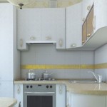 Kleine keuken in een moderne stijl