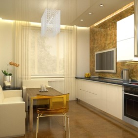การออกแบบห้องครัวเชิงเส้น