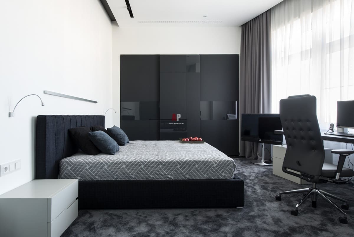 עיצוב חדר שינה בסגנון מינימליזם