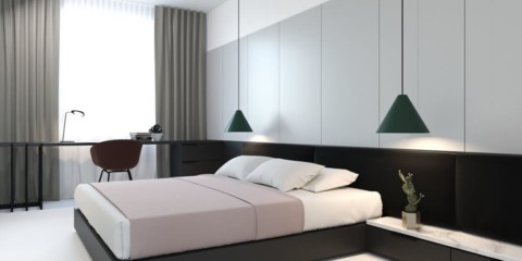 minimalizam interijera spavaće sobe