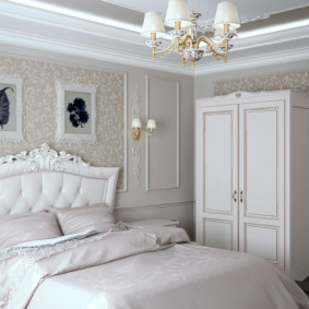 נוף לבן לחדר שינה
