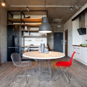 idées de conception de style loft studio appartement