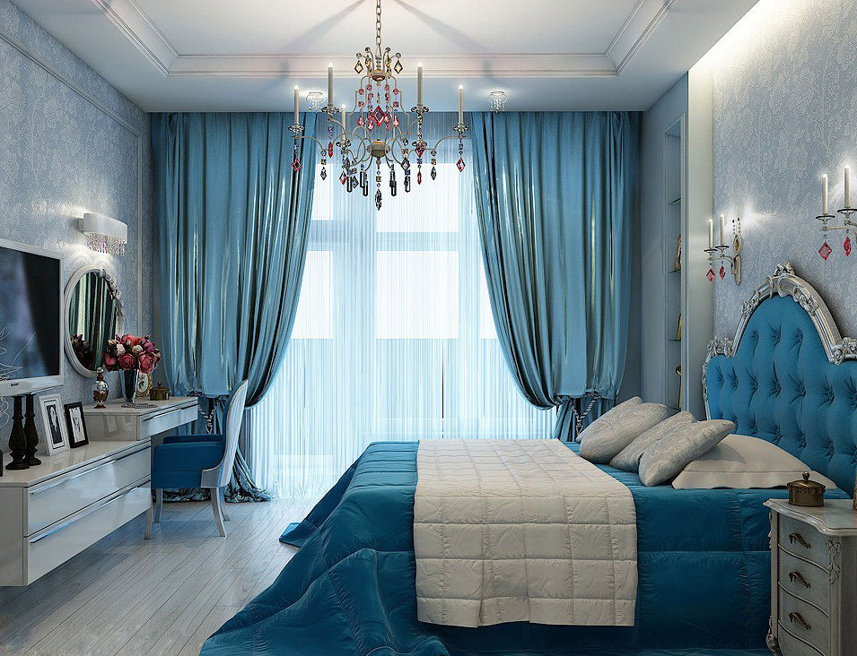 ห้องนอนสีน้ำเงิน