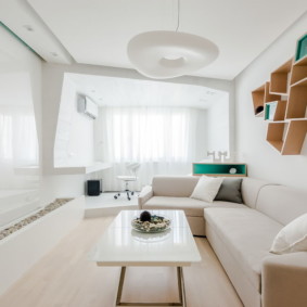 salon moderne dans des idées d'appartements