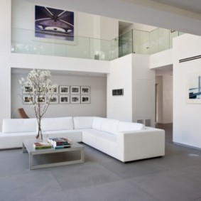 salon moderne dans des idées de design d'appartement