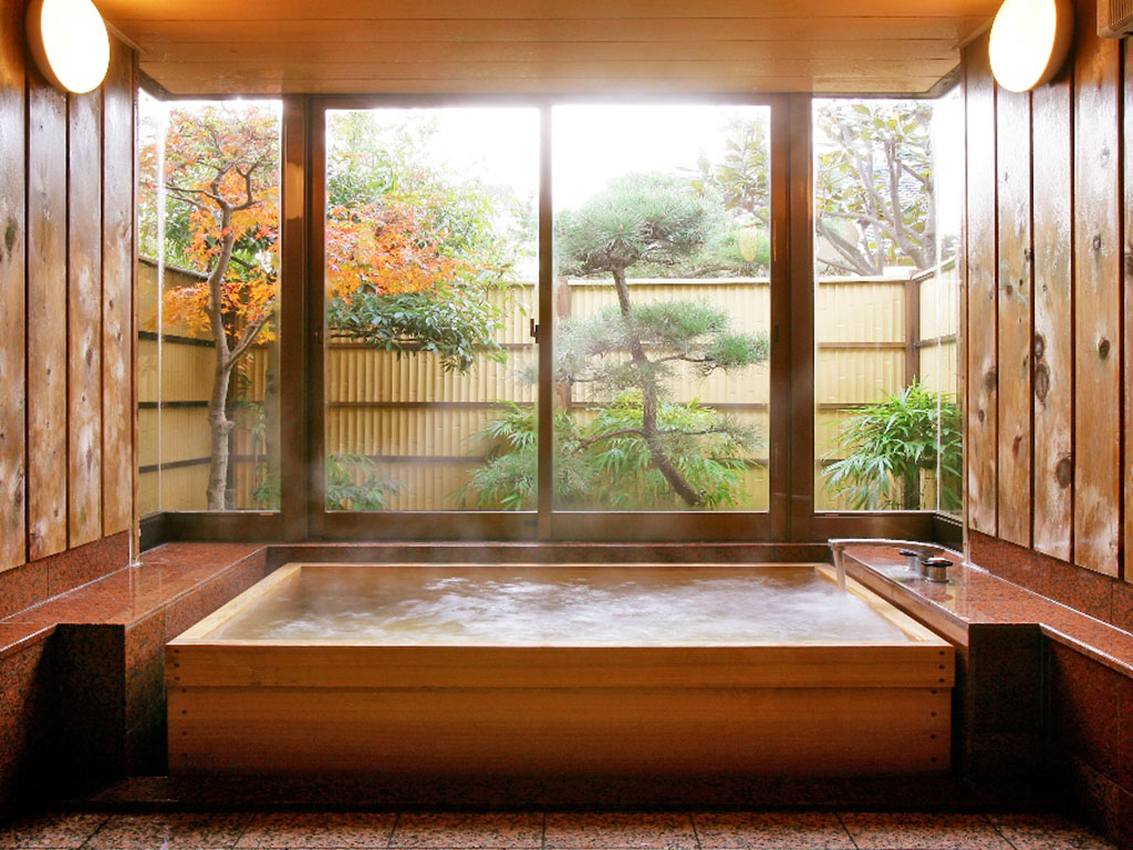 עיצוב אמבטיה בסגנון יפני