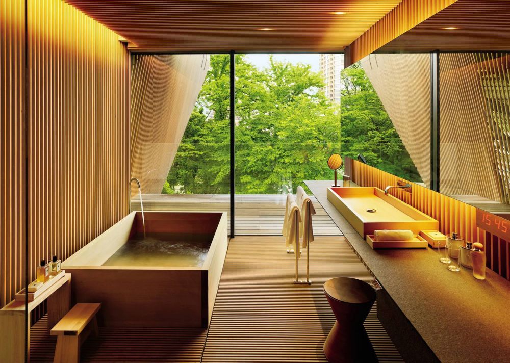 חדר אמבטיה יפני מסורתי