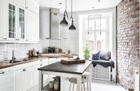 keuken 9 m² Scandinavische stijl