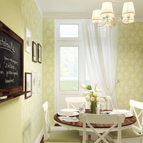 wallpapers voor kleine keukenideeën